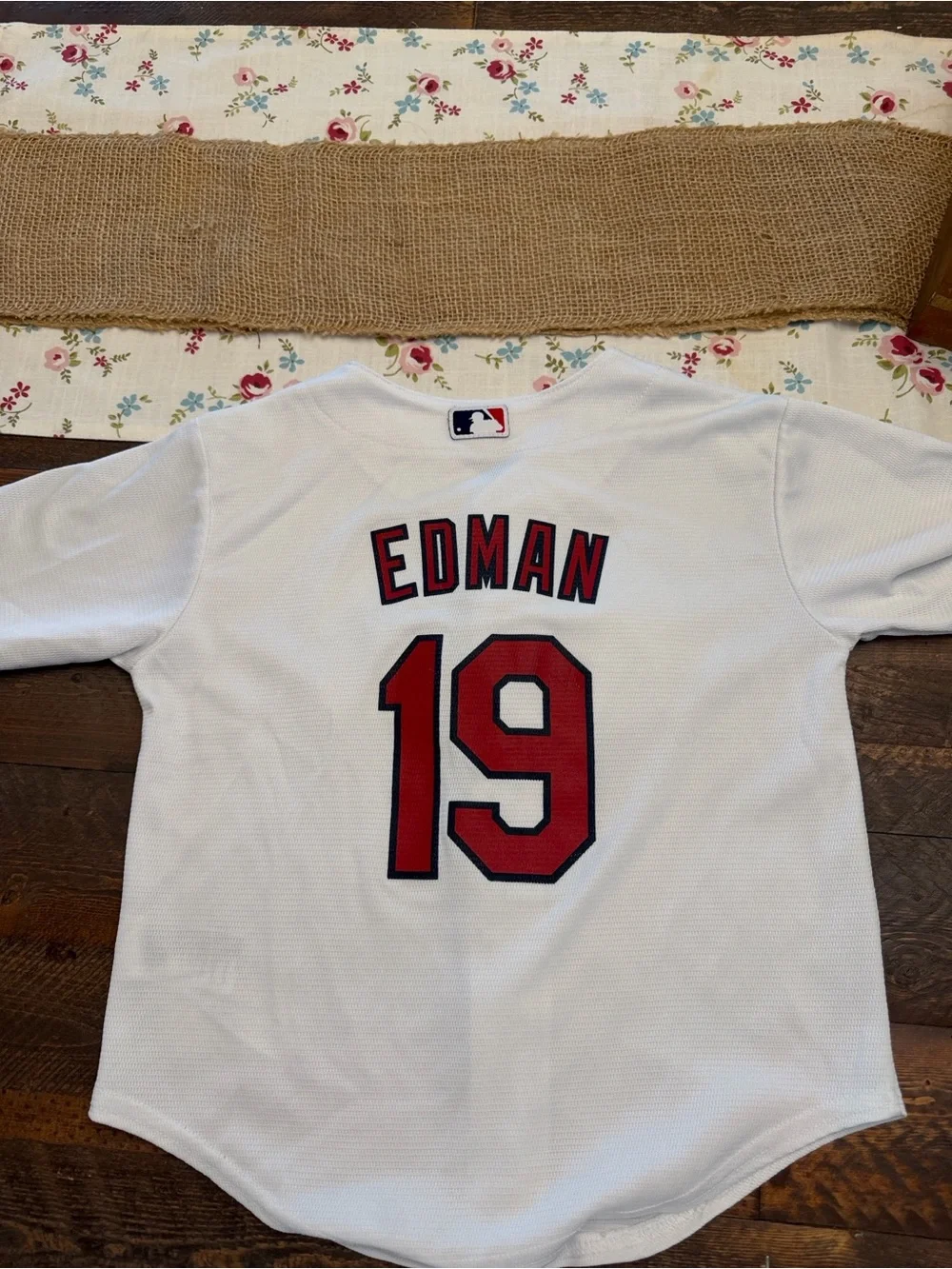 MLB Arizona Cardinals youth kids baseball jersey Tommy Edman Size L 6x 7 GUC